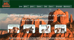 Desktop Screenshot of humanesocietyofsedona.org